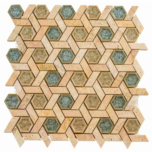 Andova Tiles ANDOVA TILES Exploration Israel 1" x 1" Glass Novelty Mosaic Tile ANDEXPIL363